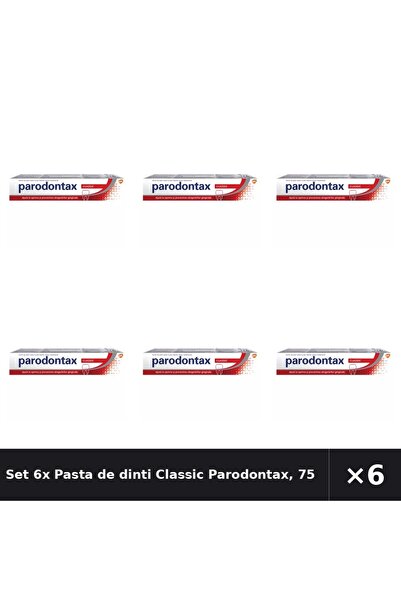 Parodontax Set 6x Pastă de dinți Classic Parodontax, 75 ml