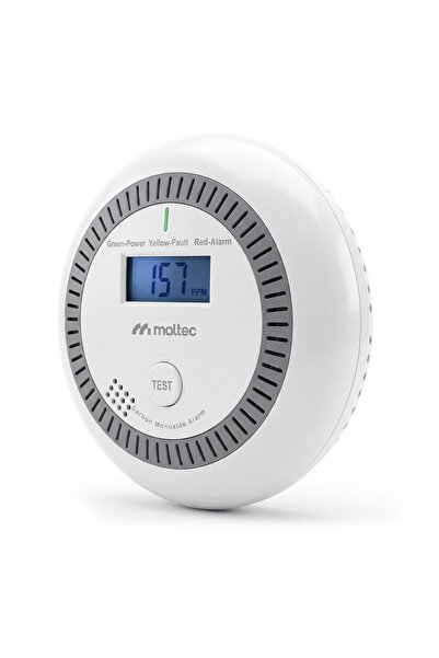 MalTec Senzor detector de monoxid de carbon, alarmă certificată, senzor CO, L...