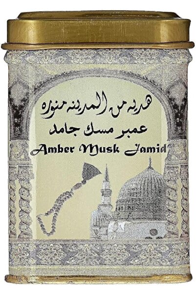 HEMANI عطر مسك عنبر جامد من هيماني - عطر تقليدي يدوم طويلا - صلب غير كحولي