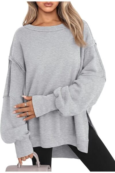 Trendy Queen Womens Oversized Sweatshirts Hoodies Crewneck Shirts Fall Outfit...