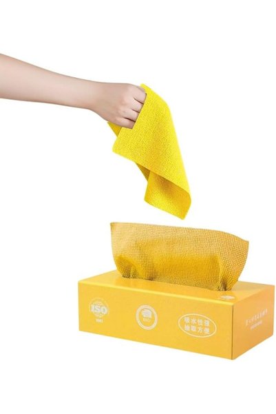 MOTRK Disposable Cleaning Cloths, Microfiber Towels, 20 Sheets, Reusable Dish...