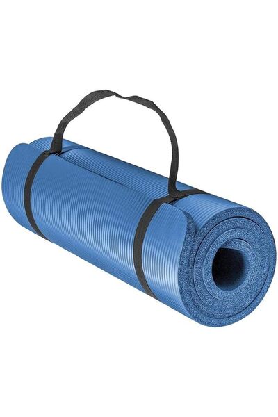 Fitness Max سجادة يوجا 10 ملم زرقاء 123321-49
