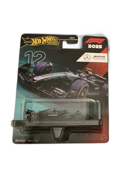 HOT WHEELS Premium Formula 1 2025 Mercedes-AMG Petronas #12 Kimi Antonelli HR...
