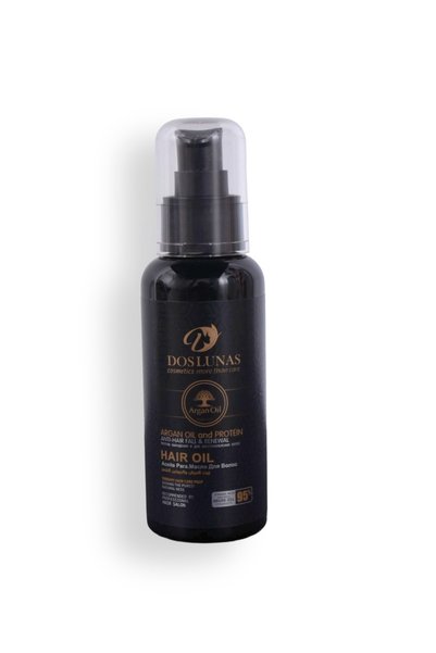 DOS LUNAS Cosmetics Dus Lonas Argan and Protein Set 100ml Oil + 900ml Conditioner + 900ml Shampoo for Hair Regeneration and Anti-Hair Loss