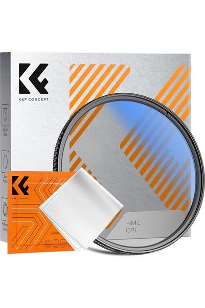 K&F CONCEPT فلتر مستقطب دائري 67 ملم فائق النحافة مع 18 طبقة زجاجية بصرية متع...
