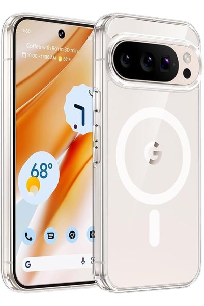GBUFIYSN for Google Pixel 10 Pro XL Case: Compatible with Magsafe, Military-Grade Protection, Yellowing Resis
