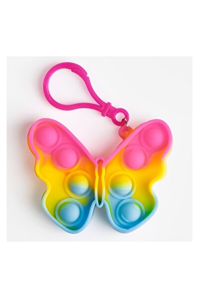 OEM Breloc Pop It Fluture 7,5cm – pentru joacă și momente pline de imaginație