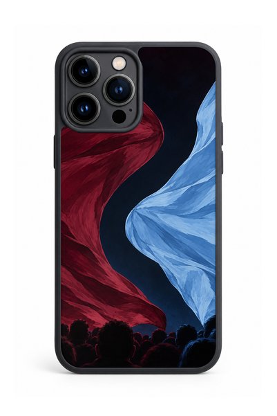 BGAKSESUAR iPhone 13 Pro Max Uyumlu İki Bayrağın Arasında Desenli Kamera Koru...