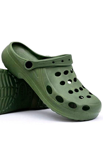Permani Kroks Șlapi de piscină din spumă Verde militar deschis 44