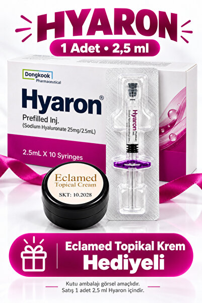 HYARON Gençlik Aşı Serum / 2.5ml* 1Adet 1Adet Şırınga 1Adet Eclamed TOPİCAL K...