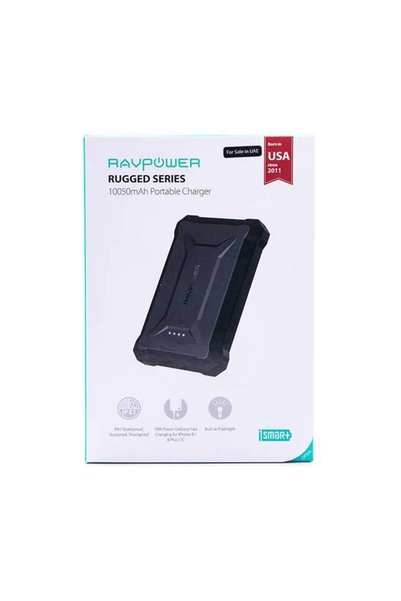 RavPower - Portable Power Bank 10050mAh - Black