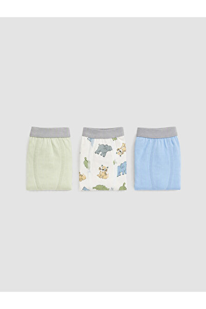 LC Waikiki Özmarka New Season Mixed Boys' Boxer Shorts 3-Piece Set