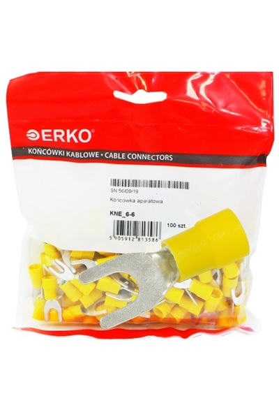 Erko Vârf izolat pentru furcă KNE 6mm M6 100 bucăți