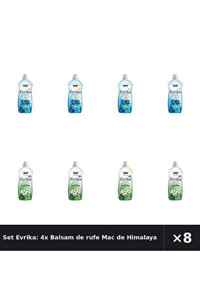 Evrika Set Evrika: 4x Balsam de rufe Mac de Himalaya, 2 litri + Balsam de ruf...