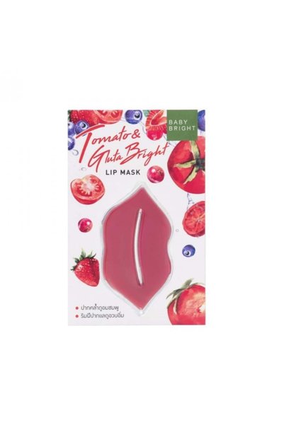 Baby Bright Tomato and Gluta Luminous Lip Mask 10g