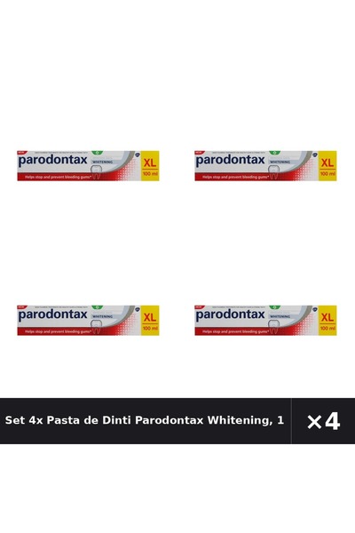 Parodontax Set 4x Pastă de dinți pentru albire, 100 ml