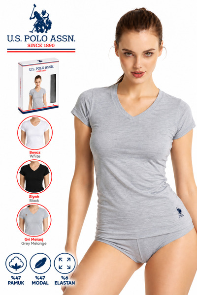 U.S. Polo Assn. Women'S, Licensed, Uspa, 47% Modal, 47% Cotton, 6% Elastane, ...