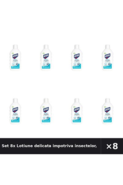 Aroxol Set 8x Lotiune delicata impotriva insectelor, Aroxol, 200 ML