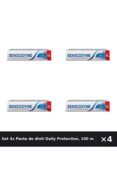 Sensodyne Set 4x Pasta de dinti Daily Protection, 100 ml,