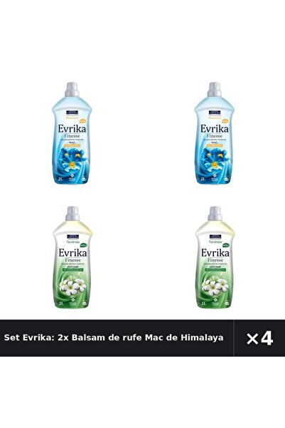 Evrika Set Evrika: 2x Balsam de rufe Mac de Himalaya, 2 litri + Balsam de ruf...