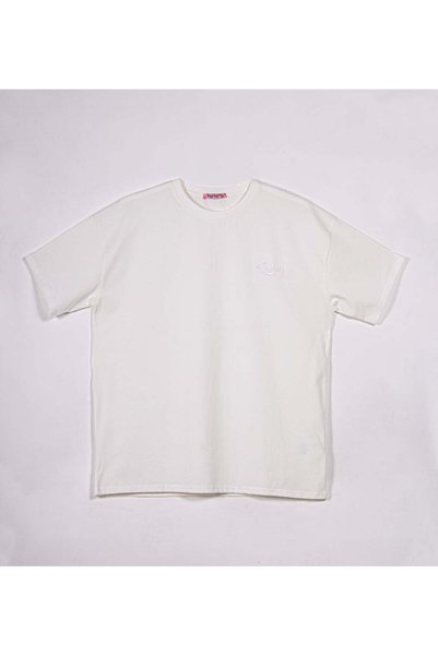 unbranded تيشرت نسائي اوفر سايز - قطن مريح للسفر والنزهات - L - ابيض