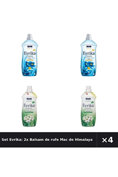 Evrika Set Evrika: 2x Balsam de rufe Mac de Himalaya, 2 litri + Balsam de ruf...