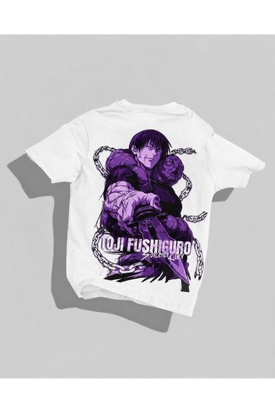 Nulivez Toji Fushiguro Anime Printed Oversize T-Shirt – Jujutsu Kaisen