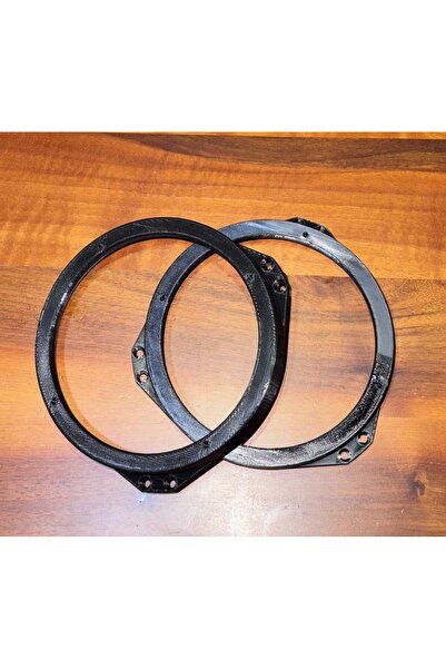 16 cm Hoparlör Kasnağı Yükseltici Adaptör (1 Takım / 2 Adet) - 3D Baskı Teknolojisi ile üretilmiştir.