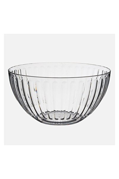 OEM BOL SALATA PLASTIC RELIEF 4L 25,5cm – volum practic pentru salate și porț...