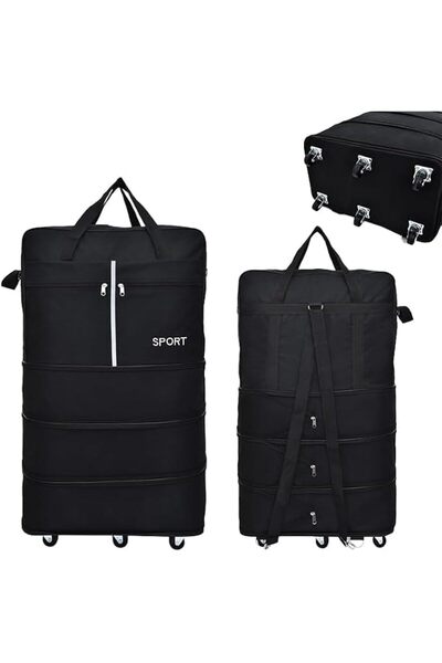 Caividom Cavivedom Duffle Bag for Women Men College Students Black Oxford Clo...