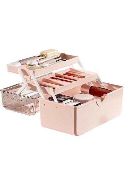 Generic Hair Box Organizer Hair Ties Accessories Storage Case Trays