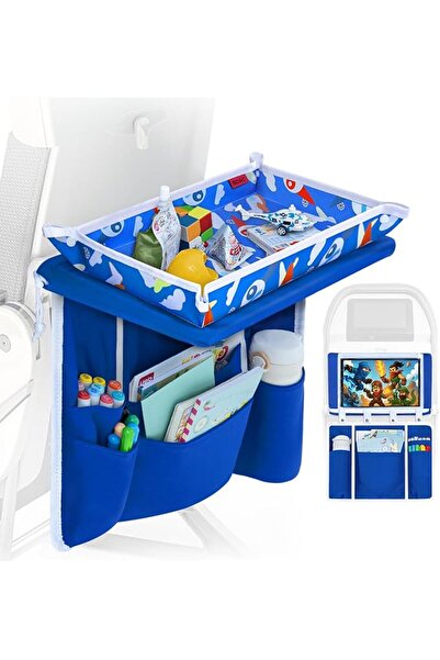 GENERAL Airplane Shaped Table Cover with Pocket and Tablet Holder, for Kids 1...