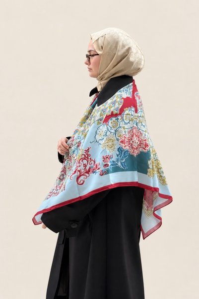 Belli Aşiyan Patterned Shoulder Shawl