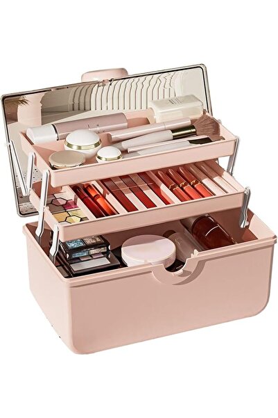 Generic Hair Accessories Organizer Box Makeup Accessories Case Trays Ties Nail