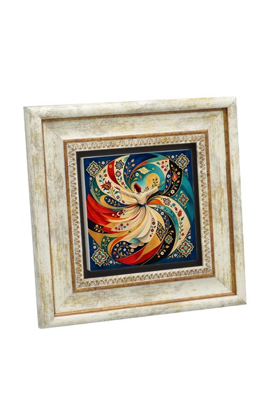 Sadrazam Shining Patterned Semazen Printed Natural Stone Table 20X20 1G-Semaz...