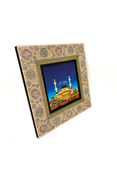 Sadrazam Tablou decorativ din MDF imprimat cu imaginea Moscheei Taksim 20x20 ...