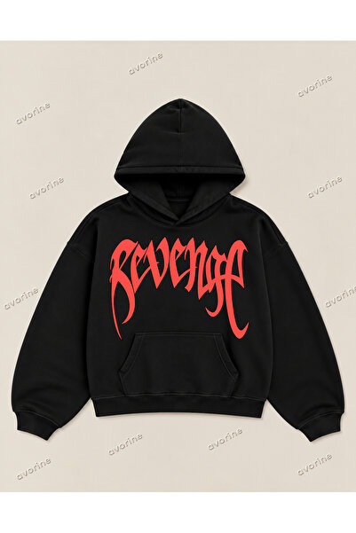 Moon Dancer Hanorac oversize cu glugă Revenge x XXXTENTACION Kill, imprimat, ...