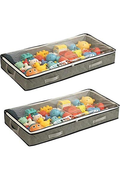 Generic Under Bed Storage 2 Pieces Clothing Organizer Bag