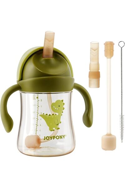 GENERAL Joypony PPSU Sippy Cup for Toddlers 6-36 Months, Spill Proof Weighted...