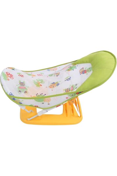 Cryfokt Folding Baby Bath Chair with Adjustable Height