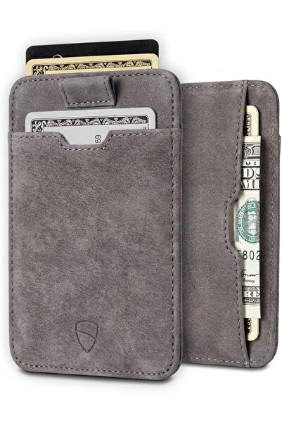 GENERAL Vaultskin CHELSEA Slim Leather Card Wallet for Men, RFID (Hurricane B...