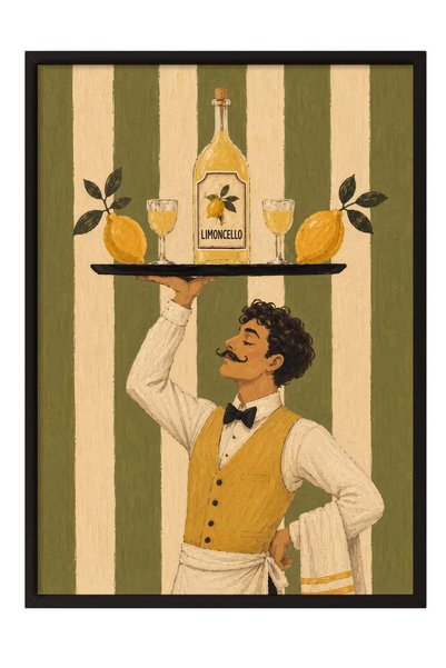 Postifull Poster Limoncello – Tablou cu ramă neagră Nr. 160078