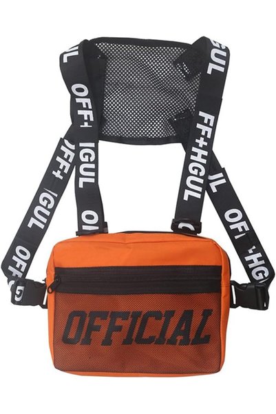 SWIUKPHE Men's Versatile Running Vest Chest Pack, Breathable Mesh Backpack fo...