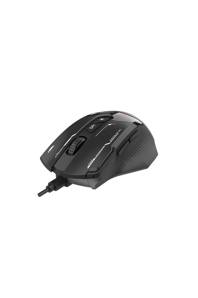 Porodo Gaming 8D RGB Wired Mouse DPI 7200 - Black