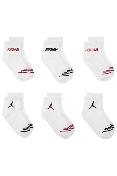 JORDAN Nike Legend Παιδικές Κάλτσες Αστραγάλου, Πακέτο 6 ζευγαριών 9-11 / 37....