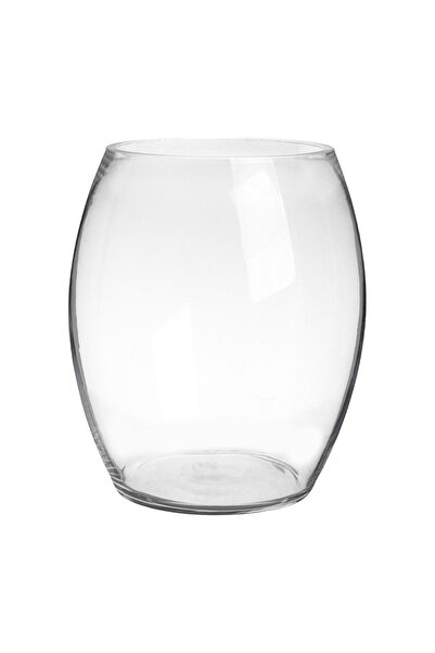 OEM Vază din Sticlă Transparentă Ø17x19.5cm – pune florile în valoare fără să...