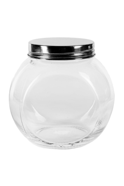 OEM Borcan sticlă 450 ml cu capac metalic – vezi conținutul și îl păstrezi pr...