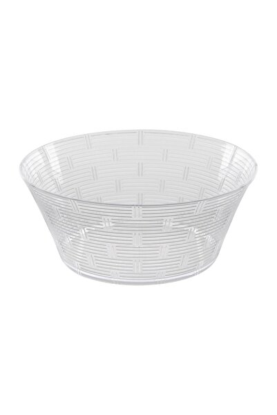 OEM Bol transparent cu Model Dungi Ø24.3x11.5cm – servire practică pentru mes...