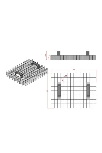 Mova Dizayn Stainless Steel Baklava Slice Trace Removal Knife Slice Mold 35X45 Tray 8X14 Slice