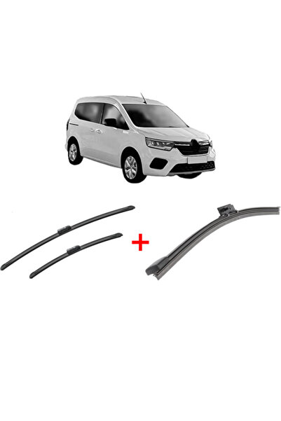 Bosch Set of 3 wipers RENAULT KANGOO III Box Body/MPV from 2021, windshield a...